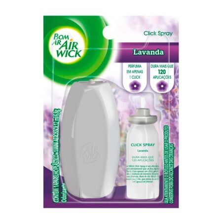 Aparelho + Refil Click Spray Glade Lavanda - 12ml-min