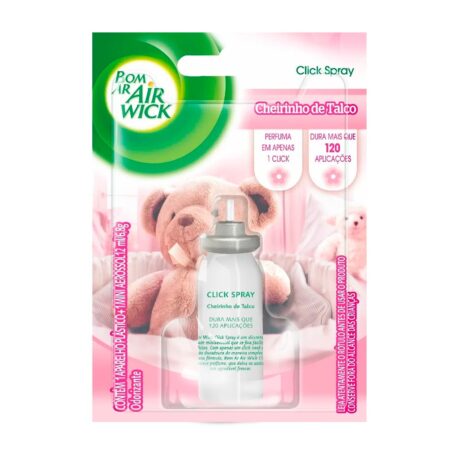 Refil Click Spray Bom Ar Cheirinho de Talco - 12ml-min