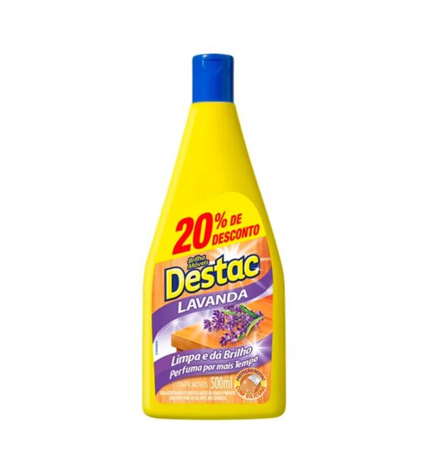 Lustra Móveis Destac Lavanda 500ml