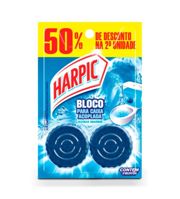 Pedra Sanitária Caixa Acoplada Harpic 2x50g