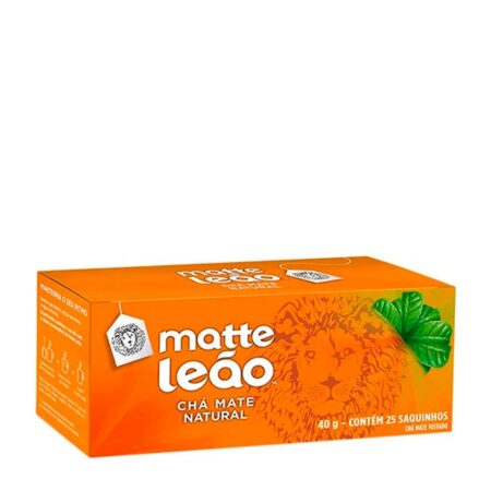 Chá Leão Matte Natural com 25 saquinhos